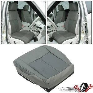 For 05-07 Jeep Grand Cherokee Front Seat Cover Driver Bottom 2-Tone Gray - Picture 1 of 12