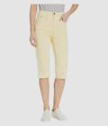 $59 Fdj French Dressing Jeans Women's Yellow Suzanne Denim Pants Size 10