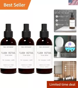 Natural Odor Eliminator Spray — Flush Ritual 3 Pack, Infused with Essential Oils - Picture 1 of 10
