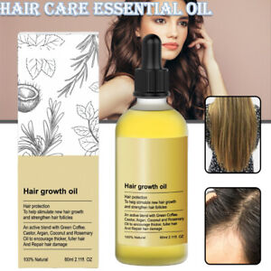 Natural Hair Growth Oil, Veganic Organic Natural Hair Growth Oil 60ml