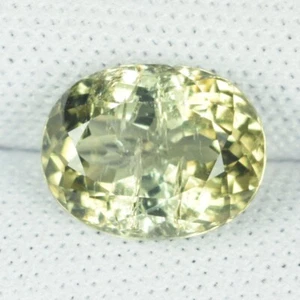 3.35 ct TOP LUSTROUS LIGHT GREEN  NATURAL ELBITE TOURMALINE - Oval See Vdo DL - Picture 1 of 3