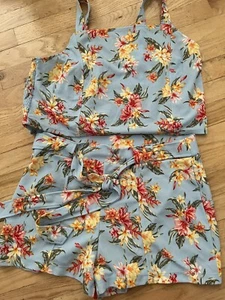 No Boundaries Floral Short Set Xl - Picture 1 of 5