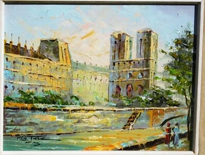 P G Tiele, listed Italian oil/board 8 x 10 Paris? - Picture 1 of 2