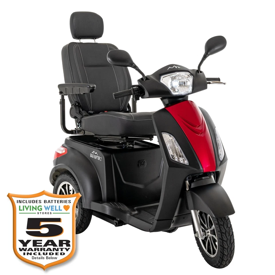 Scooter recreativo Pride Baja Raptor 2, 3 ruedas, con garantía extendida de 5 años Foto 1 de 1