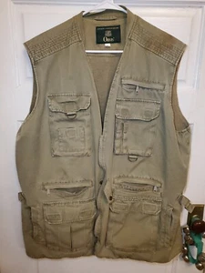 Vintage Orvis Lined Vest Hunting Fishing Travel Safari Film Photography Mens XL - Picture 1 of 14