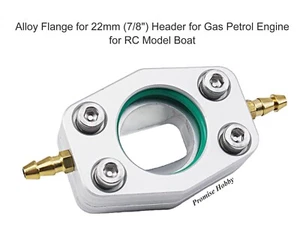 CNC Alloy Water Cool Flange for 23 - 26cc Zenoah Gas Marine Engine RC Model Boat - Picture 1 of 5