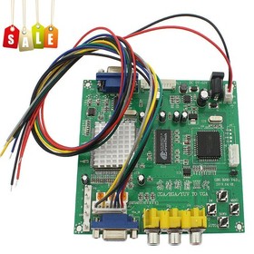 GBS-8200 CGA EGA VGA YUV to VGA Converter 24-bit A/D for Arcade Game Consoles 
