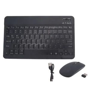 10inch Wireless Keyboard and Mouse RGB Backlit Rechargeable Bluetooth8541 - Picture 1 of 7