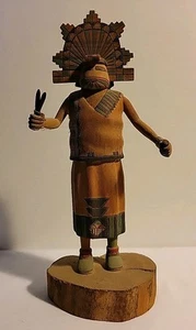Hopi Kachina Mariposa Doncella Talla - Firmado Rafael José Jr. "96" - 10” De Colección - Imagen 1 de 12
