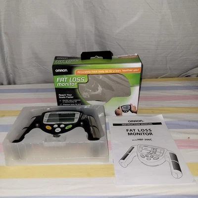 Omron HBF-306C Handheld Portable Body Fat BMI Fat Loss Monitor PERFECT CONDITION - Image 1 of 4