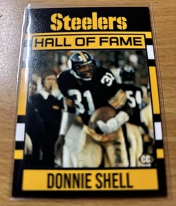 DONNIE SHELL HOF PITTSBURGH STEELERS ACEO ART CARD MY ORIGINAL DESIGN - Picture 1 of 1
