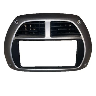 2001-2003 Toyota RAV4 центр приборной панели радио климат ободок с двойными вентиляционными отверстиями и 4 винтами - Изображение 1 из 4