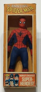 Vintage Mego WGSH Spider Man Complete CIB Type 1 Action Figure Marvel Boxed - Picture 1 of 8
