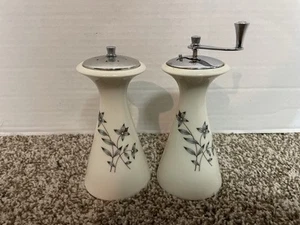 PRINCESS Salz & Pfeffermühle Lenox Kingsley Vintage Floral China TOP ZUSTAND! - Bild 1 von 4
