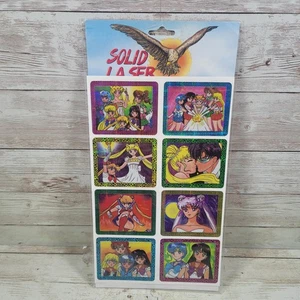 Vintage Sailor Moon Sticker Sheet Bootleg (Solid Laser) - Picture 1 of 2