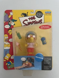 Playmates Toys The Simpsons Milhouse Series 3 Action Figure WOS 2000 NIB - Picture 1 of 5