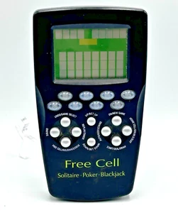 Radica Free Cell Electronic Handheld Game - Solitaire Poker Blackjack Tested - Picture 1 of 6