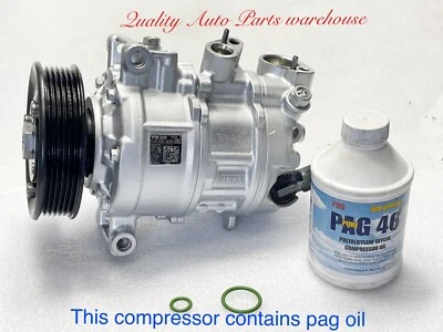 2015-2020 Audi A3, A3 Quattro S3 TT Quattro  REMAN. A/C COMPRESSOR W/1 YR WRTY! - Image 1 of 4
