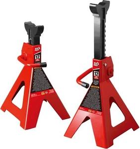 12 Ton Torin Big Red Lightweight Jack Stands Durable Adjustable Height Support - Picture 1 of 5