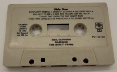 Neil Diamond Classics The Early Years (Cassette) - Image 1 of 2