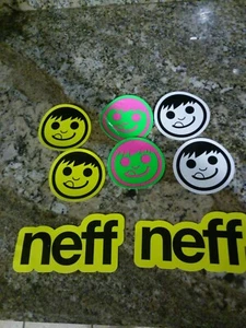NEFF SKATEBOARDS AUFKLEBER PACK 8 STÜCK - Bild 1 von 3