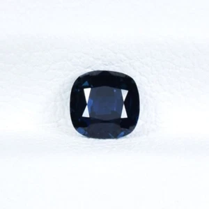 0,48 ct GLÄNZENDER TIEFER KÖNIGSBLAUER/NATÜRLICHER BLAUER SAPHIR - Kissen Edelstein Video!! - Bild 1 von 2