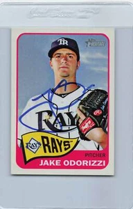 2014 Heritage #68 Jake Odorizzi Tampa Bay Rays Signed Auto *F9352 - Picture 1 of 1