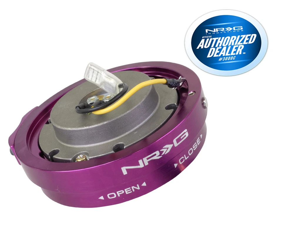 Volante NRG liberación rápida versión delgada púrpura SRK-400PP Foto 1 de 1