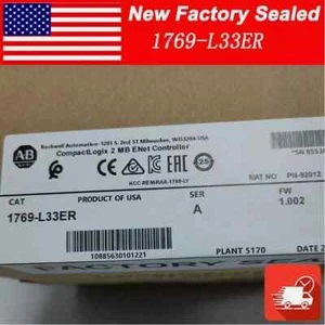 AB 1769-L33ER SERA CompactLogix 2MB Enet Controller New Factory Sealed 1769L33ER - Picture 1 of 6