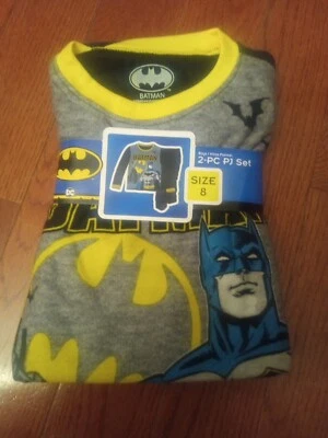 DC Comics Batman New Boy Flannel/ Polyester 2 pc Pajama Set - Image 1 of 2