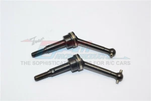 GPM MF1230C-BK HD STEEL FRONT / REAR CVD SWING SHAFT 1/10 RC TAMIYA MF01-X TRUCK - Picture 1 of 1