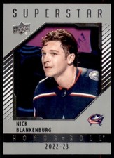 2022-23 UD Series 2 Honor Roll #HR51 Nick Blankenburg - Columbus Blue Jackets