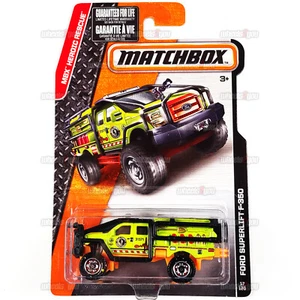 2015 Matchbox - FORD SUPERLIFT F-350 #57 green - MBX Heroic Rescue - 1:64 CFW31 - Picture 1 of 2