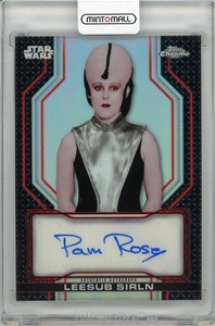 2021 Topps Star Wars Chrome Pam Rose As Leesub Sirln Autograph