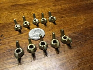 10 forged military grade aircraft steel 1/4-20 1/4 20 threaded wing nut FFN845 - Picture 1 of 5