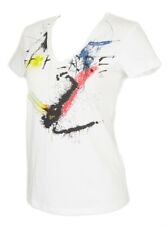 T-shirt woman short sleeve v neck shirts cotton GF FERRE' item 4F7740 made in IT