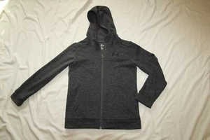 UNDER ARMOUR LOOSE FIT HOODED HOODIE FULL ZIP SWEATSHIRT YOUTH MEDIUM - Picture 1 of 5