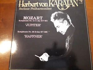 33 GIRI- LP "MOZART "JUPITER - HAFFNER " HERBERT VON KARAJAN-WG RECORDS NM/NM - Picture 1 of 4