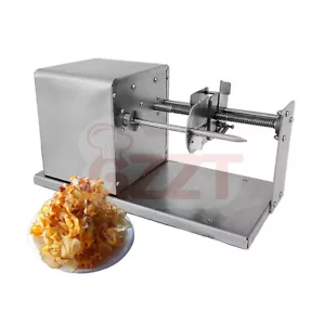 Kartoffelmaschine Edelstahl Auto Kartoffel Spiralschneider Kartoffelchips 220V - Bild 1 von 12