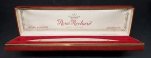 BOX ONLY - Vintage Rene Rochard Swiss Made Red & White Box - Picture 1 of 4
