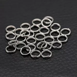 100Pcs Split Rings Small Keychain Rings Bulk Key Rings For Keys Organization - Picture 1 of 12