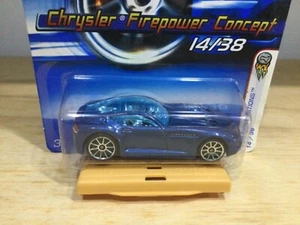 CHRYSLER FIREPOWER CONCEPT 1:64 HOTWHEELS FIRST EDITIONS #14@38 IN SERIES BLUE - Picture 1 of 6