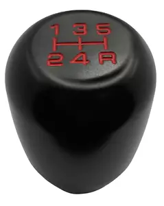 Pomo de cambio de marchas T2 negro rojo 5 velocidades para Toyota MR2 mk1 mk2 AW11 SW20 1984-1998 - Imagen 1 de 4