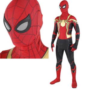Upgraded Spider-man No Way Home Jumpsuit Cosplay Costume Bodysuit Halloween Prop - Picture 1 of 12
