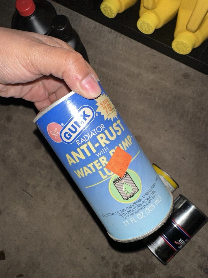 Lubricante y antioxidante vintage para bomba de agua de radiador de basura con sello de soldadura 11 fl Foto 1 de 1