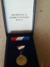 Croatia army Officer Testimonial Homeland War 1990 1992 Spomenica enamel medal