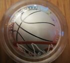 2020 Us Mint Basketball Hall Of Fame Colorized Proof Silver Dollar # 20Cn Coa