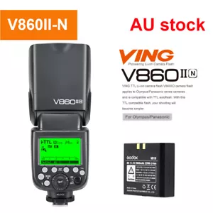 Godox V860II-N TTL HSS Li-ion Battery Camera Flash For Nikon - Picture 1 of 10