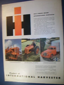1946 IH International Groß-LKW Traktor Raupenschlepper ad b - Bild 1 von 1