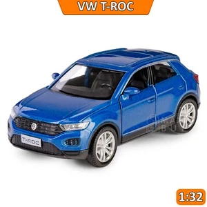 Volkswagen T-ROC Diecast Model Car Collection Toy Cars 1:32 Scale RMZ City Blue - Picture 1 of 6